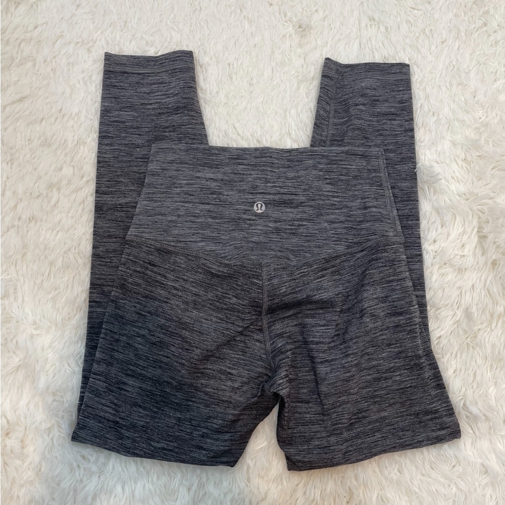 Lululemon heathered grey align leggings
